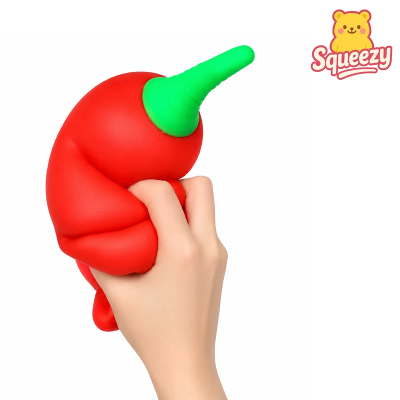 Giant Red Chili Pepper Jumbo Squishy – Soft Stress Relief Toy