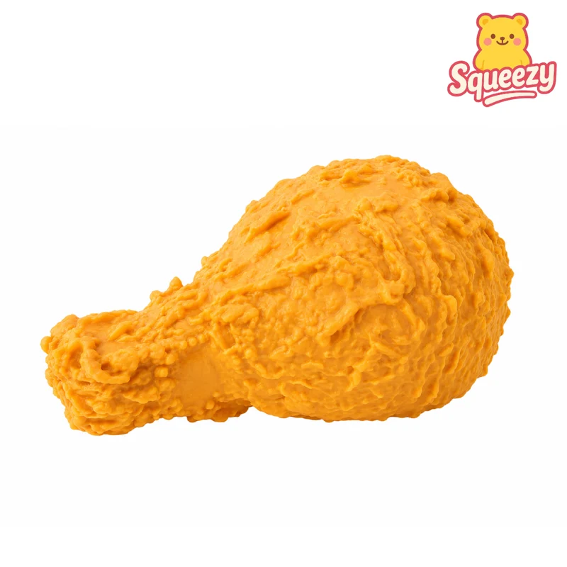 Giant Chicken Leg Squishy Jumbo Fried Chicken Stress Relief Toy