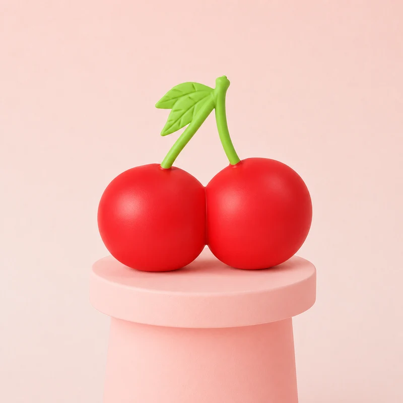 Giant Cherry Squishy Jumbo Cherry Stress Relief Toy