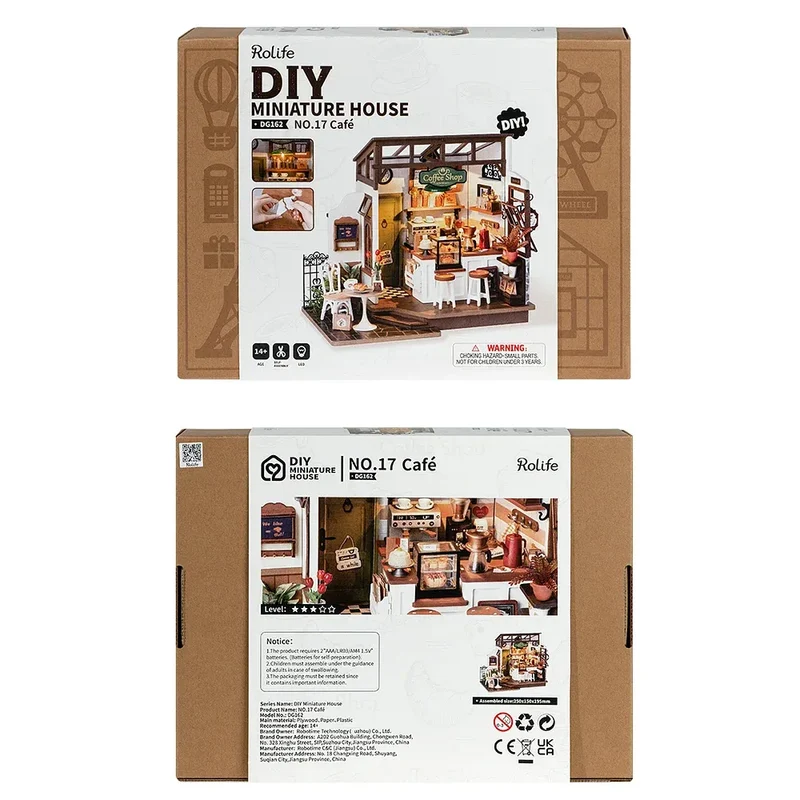Rolife Flavory Café Miniature House kit
