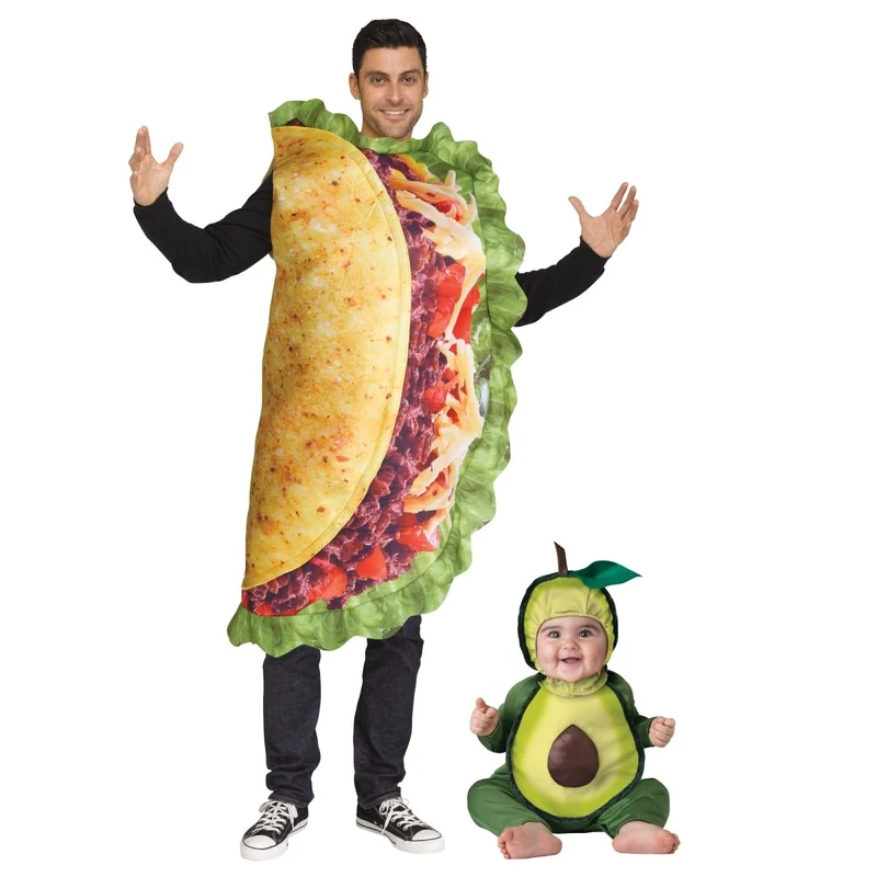Mommy and Me Taco and Avocado Costumes