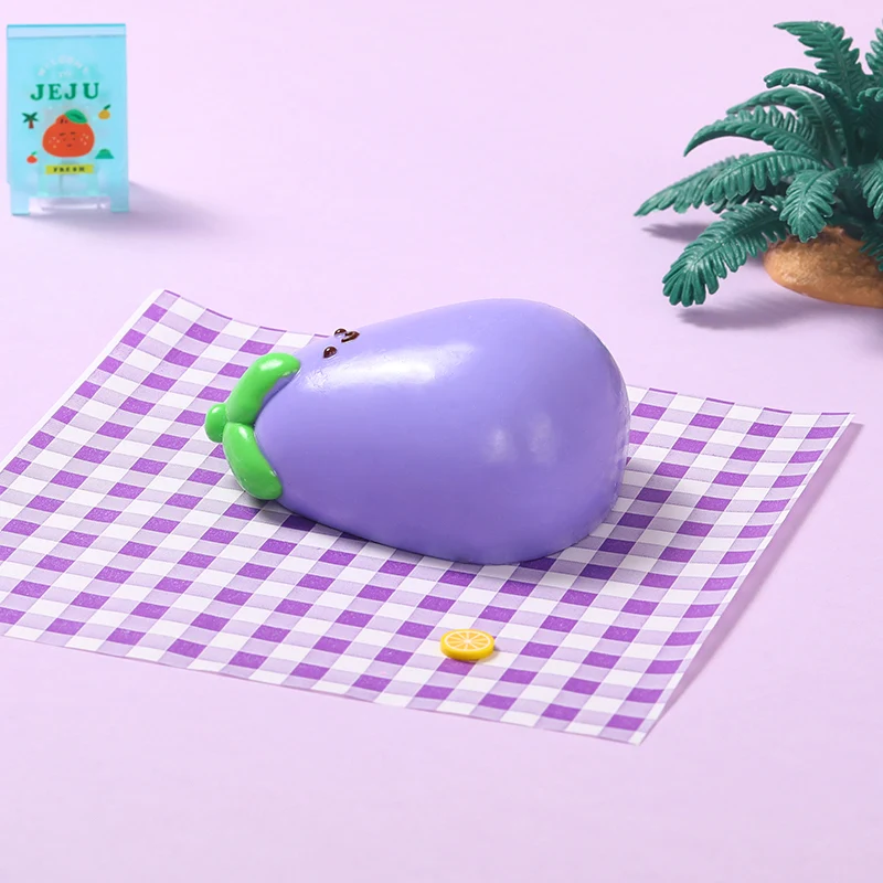 Eggplant Baby Taba Squishy