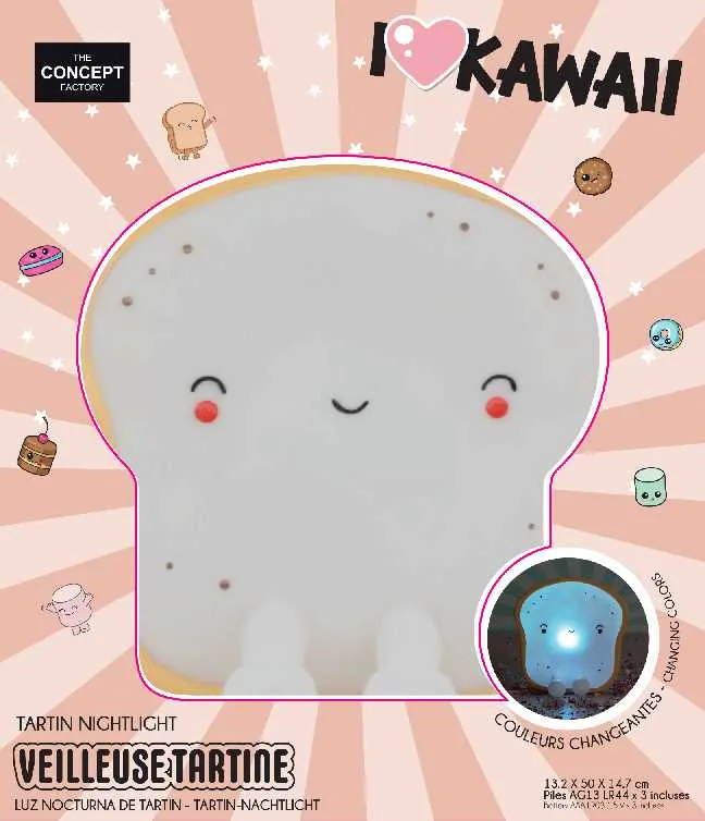 VEILLEUSE TARTINE KAWAII