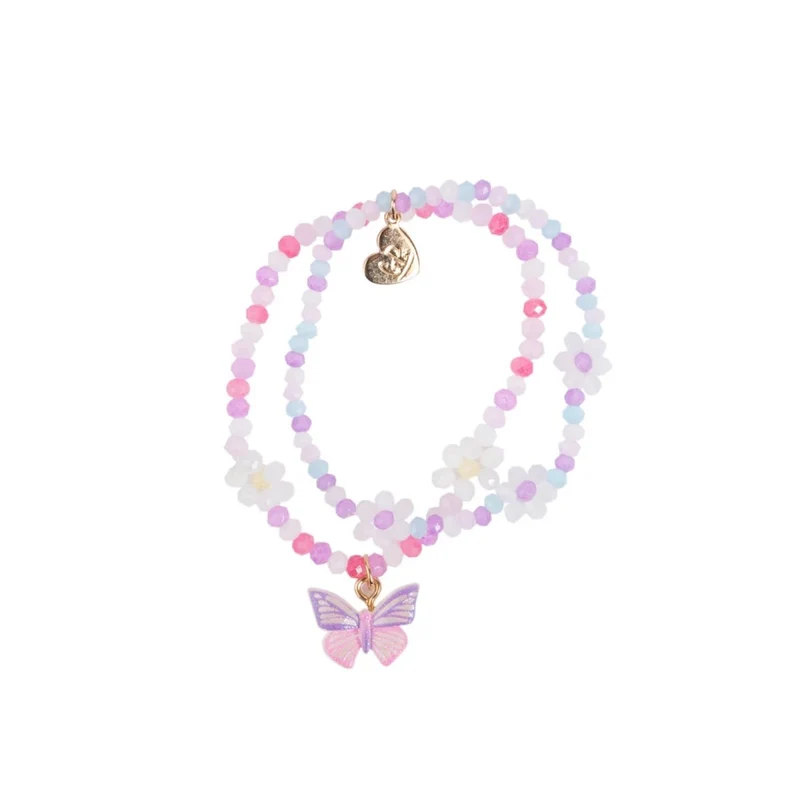 Butterflies and Daises Bracelet, 1 Count