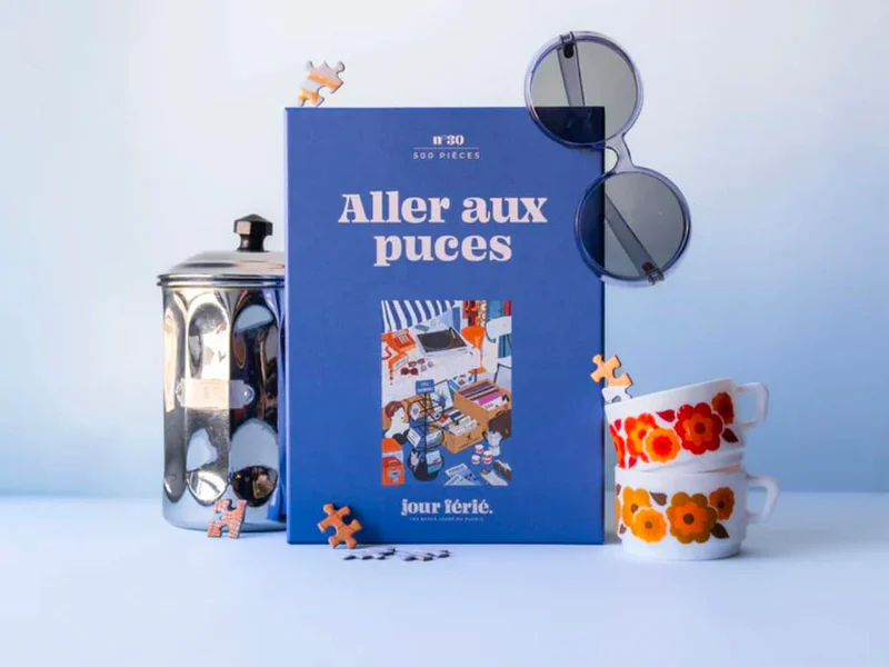 Puzzle Aller aux puces - 500 pièces - Jour Férié