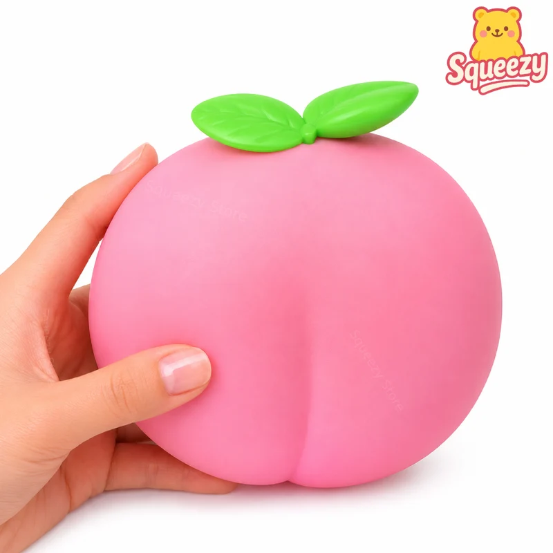 Giant Peach Jumbo Peach Stress Relief Toy
