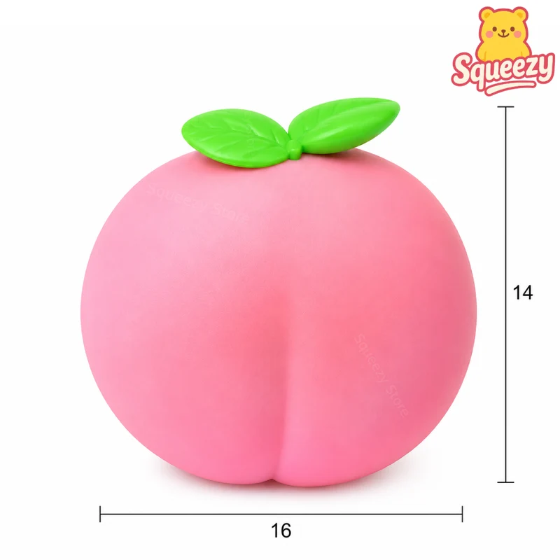 Giant Peach Jumbo Peach Stress Relief Toy