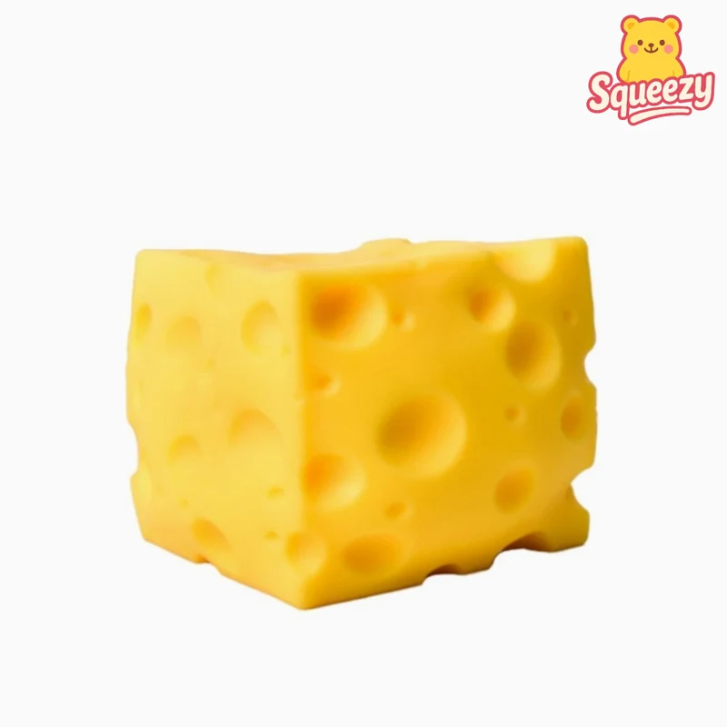Giant Cheese Squishy Jumbo Cheese Stress Relief Toy