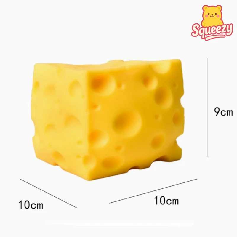 Giant Cheese Squishy Jumbo Cheese Stress Relief Toy