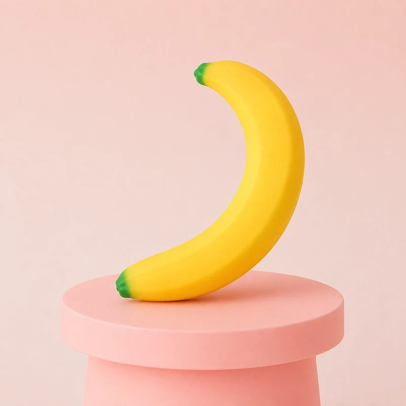 Giant Banana Squishy Jumbo Banana Stress Relief Toy