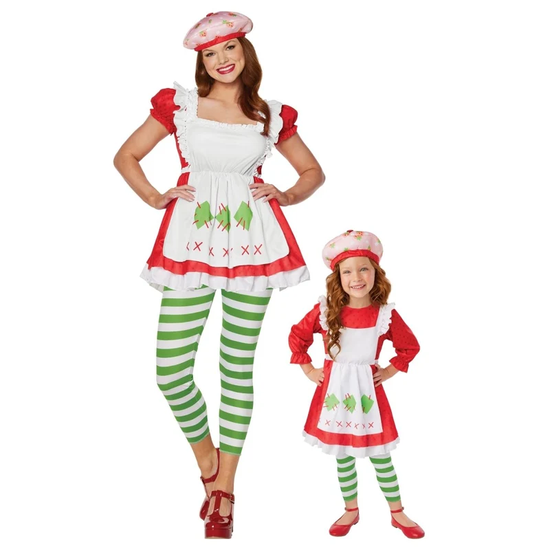 Mommy and Me Strawberry Shortcake Costumes