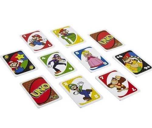 Uno Super Mario Card Game - Jeu de Cartes