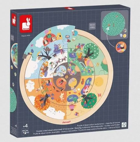 Janod Observation Puzzle 4 Seasons/Saisons