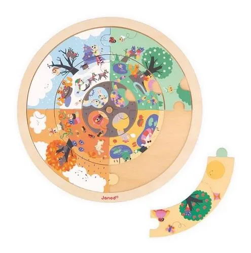 Janod Observation Puzzle 4 Seasons/Saisons