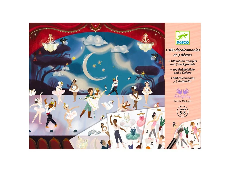 Kit créatif Décalcomanies Petits rats de l'Opéra - Djeco