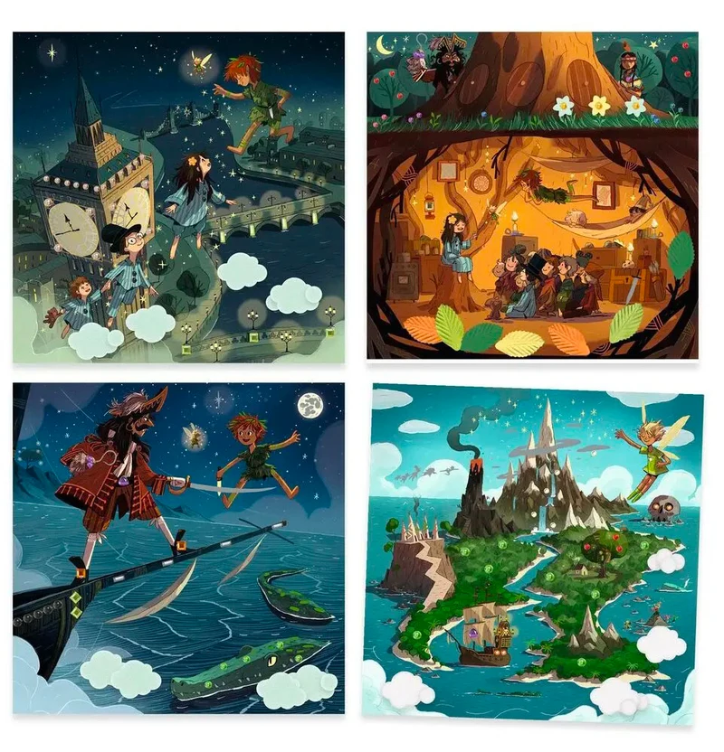 Contes à décorer Peter Pan - Djeco