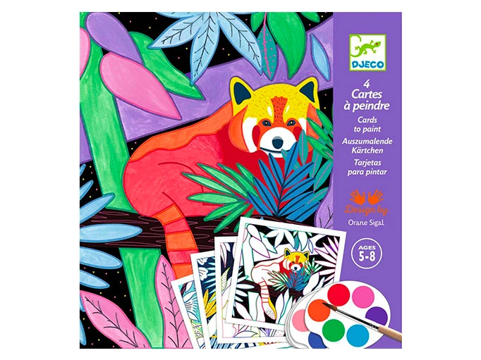Kit Cartes à peindre Selva - Djeco
