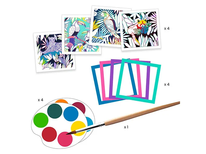 Kit Cartes à peindre Selva - Djeco
