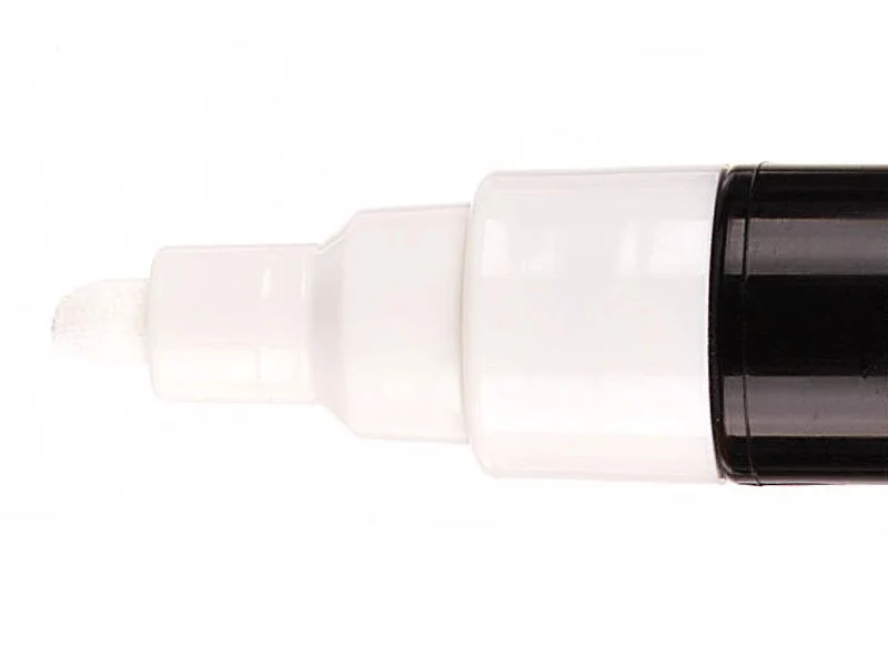Marqueur posca - pointe moyenne 2,5 mm - Blanc - PC5M