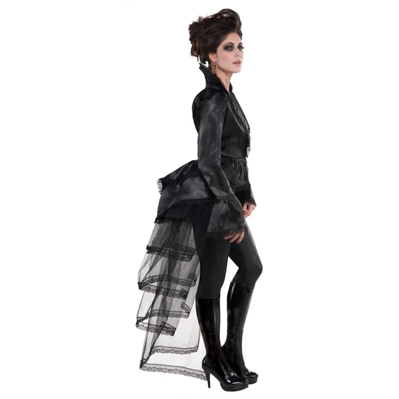 Goth tie-on bustle