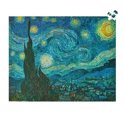 Clementoni Puzzle Van Gogh's Starry Night - Nuit étoilée (1000 pcs)