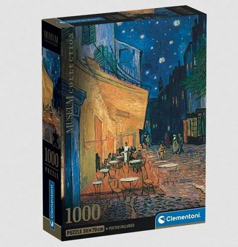 Clementoni Puzzle Van Gogh's Cafe Terrace at Night - Café Terrasse le soir (1000 pcs)
