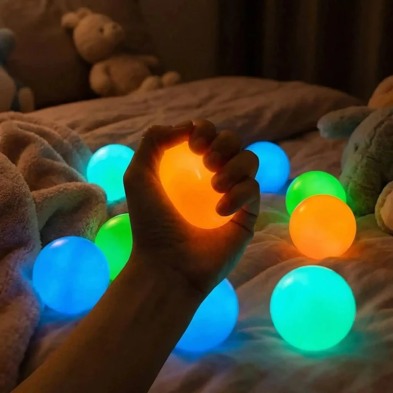 Balle Anti-Stress Lumineuse – LumiGlu