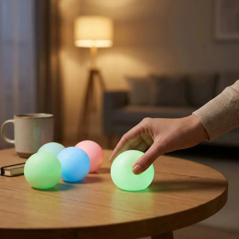 Balle Anti-Stress Lumineuse – LumiGlu