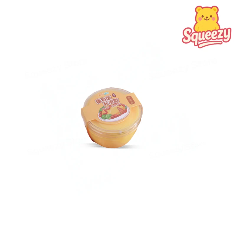 Omelette Slime Breakfast-Themed Slime Stress Relief Toy