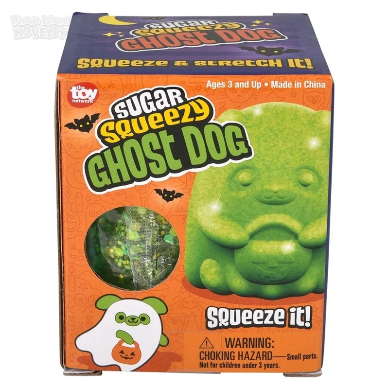 Jumbo Halloween Ghost Dog Sugar Squishy Toy, Assortment, 1 Count
