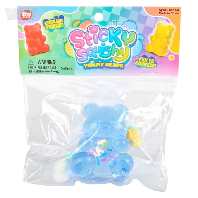 Yummy Bears Sticky Squishy Toy, Assortment, 1 Count