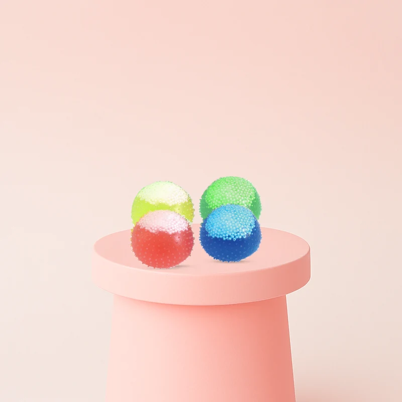 Squishy Spiky Ball Soft Nubby Stress Relief Toy