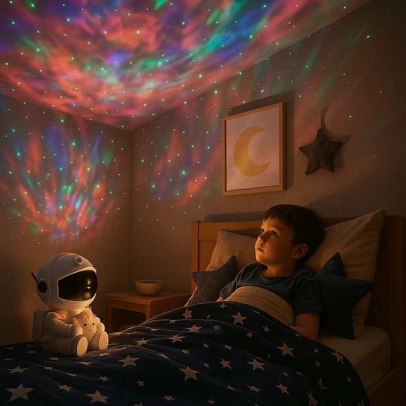 Veilleuse Projection – Astronaute Sensoriel