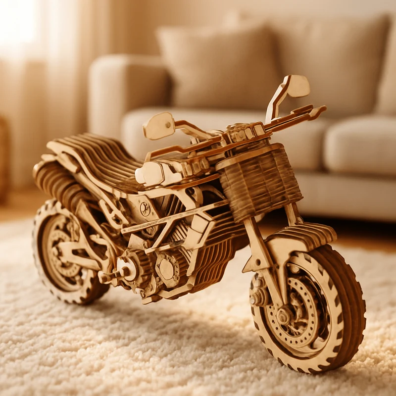 Puzzle 3D Bois – Moto