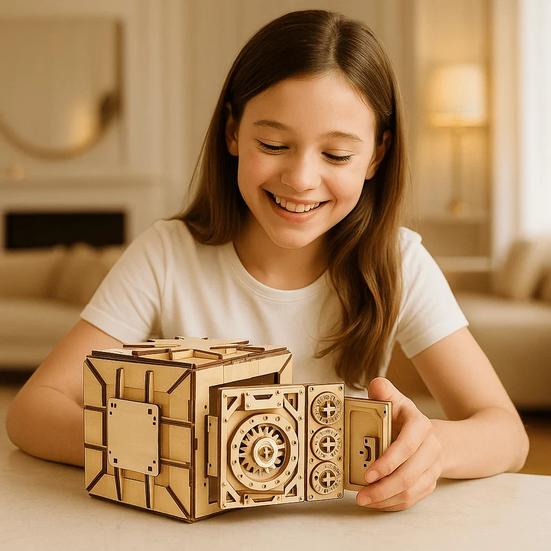 Puzzle 3D Bois – Coffre à Secret