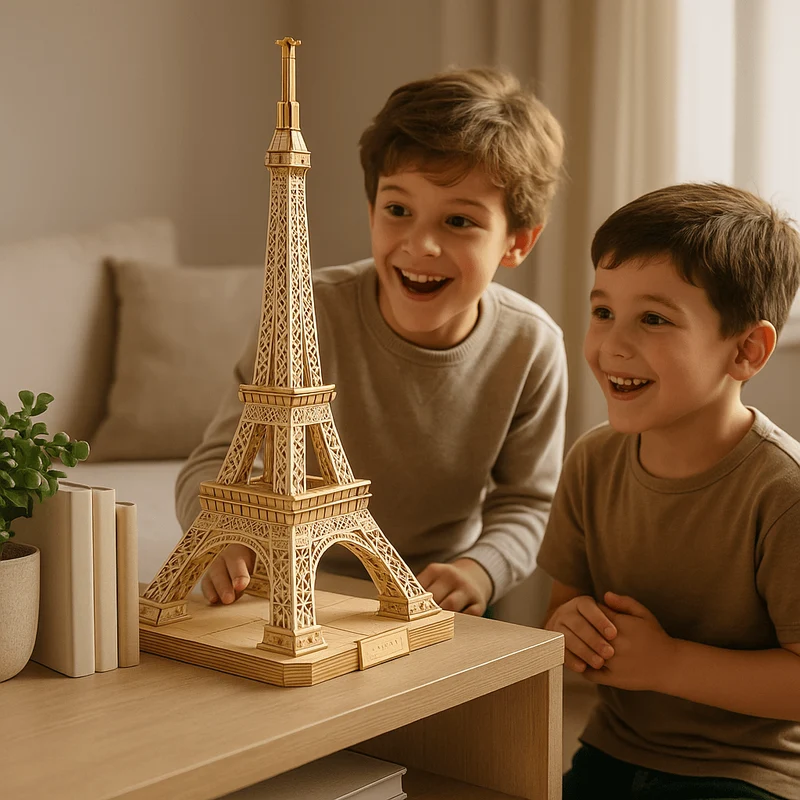 Puzzle 3D Bois – Tour Eiffel