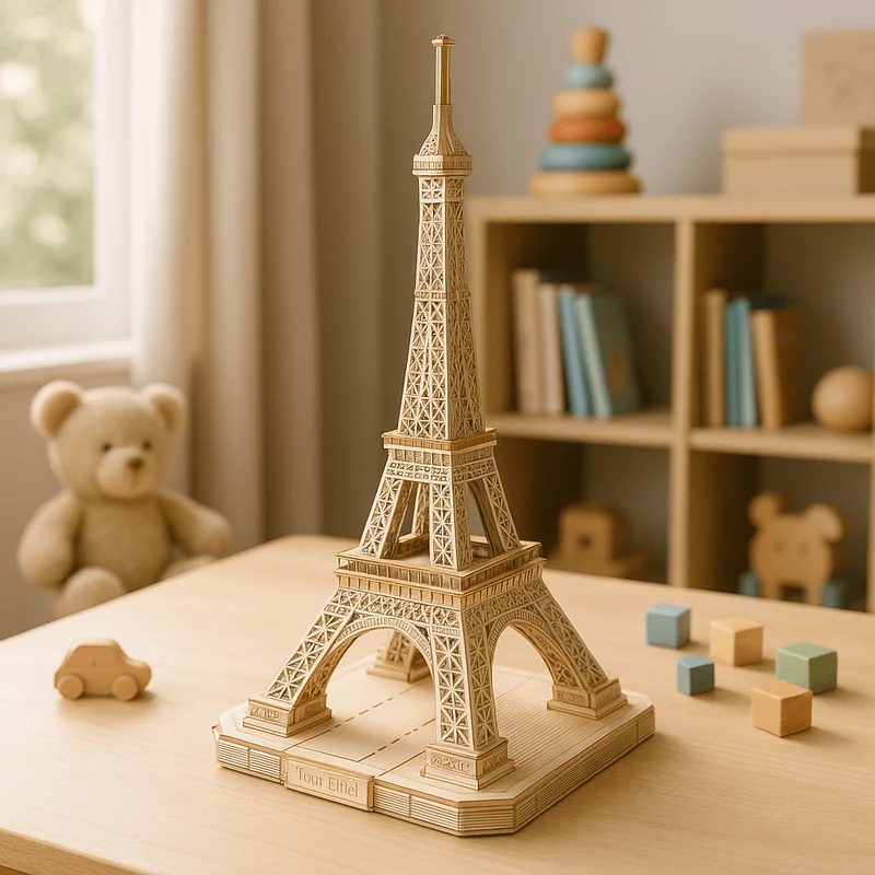 Puzzle 3D Bois – Tour Eiffel