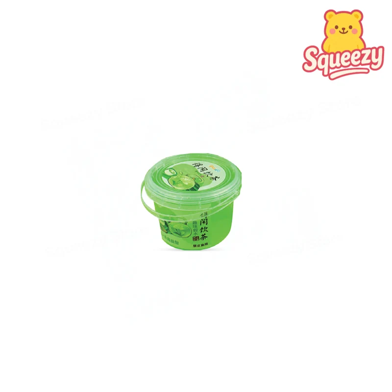 Bubble Tea Putty Matcha Bubble Tea Slime