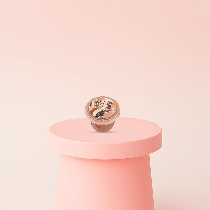 Brown Sugar Boba Slime Bubble Tea Slime Stress Relief Toy