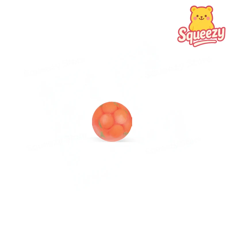 Squishy Persimmon Ball Persimmon Bubble Stress Relief Toy