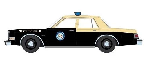 Hot Pursuit Highway Patrol 1983 Dodge Diplomat Police Car - Poursuite chaude Autoroute Patrouille voiture policière miniature