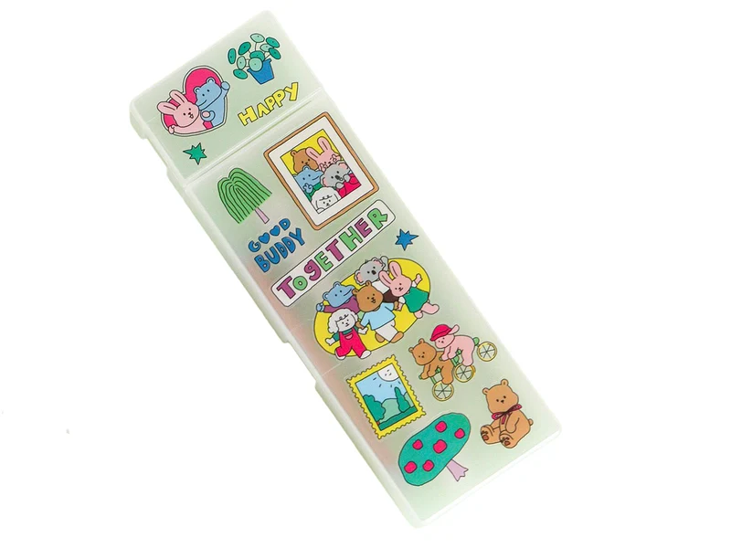 Ensemble set stickers & trousse à personnaliser - Mes copains et moi