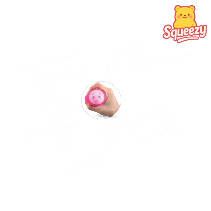 Squishy Emoji Face Ball Funny Face Stress Relief Toy
