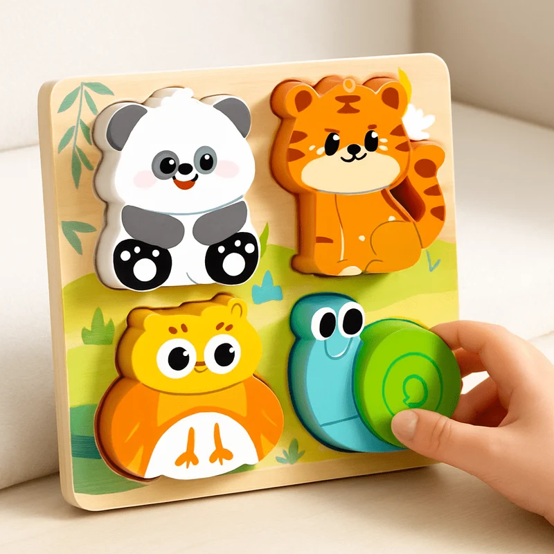 Puzzle Bois Encastrement – MiniBois Montessori