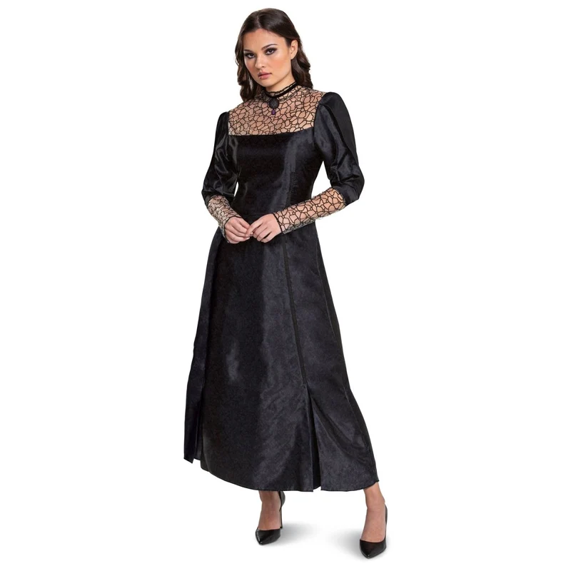 The Witcher Yennefer Classic Costume for Adults, Black Dress