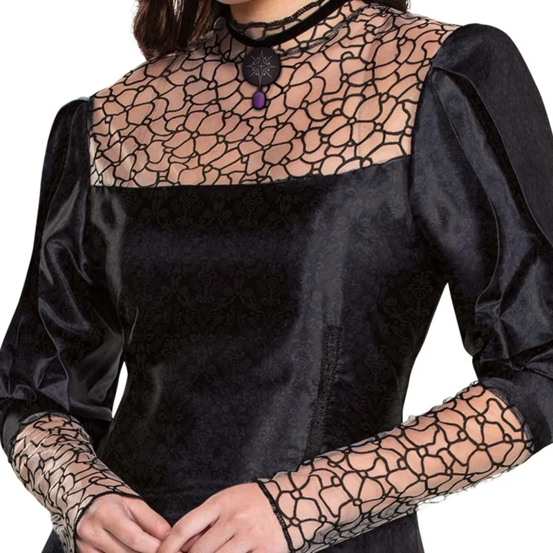 The Witcher Yennefer Classic Costume for Adults, Black Dress