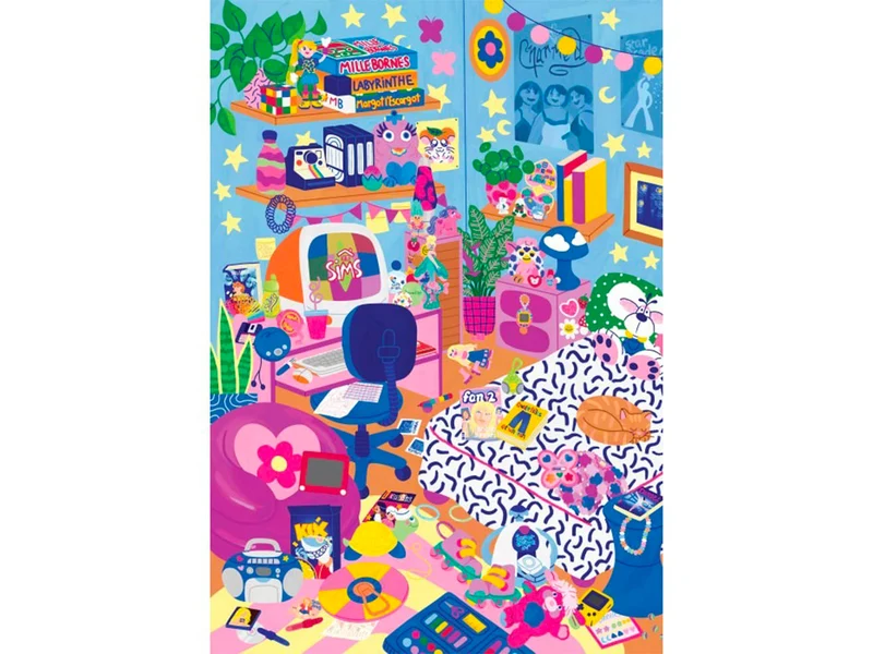 Puzzle Nostalgie 90's 1000 pièces – Pieces & Peace