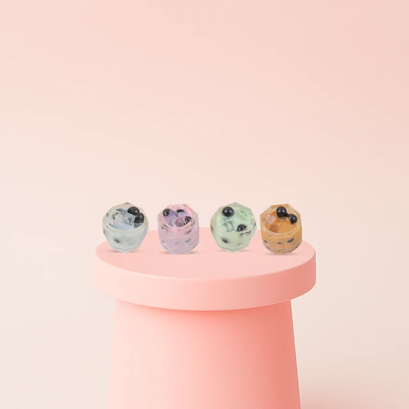 Bubble Tea Squishies – Mini Boba Drink Stress Relief Toy