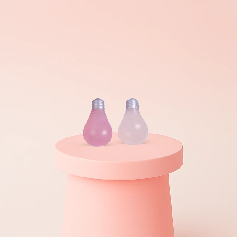 UV Color-Changing Light Bulb with Maltose Glitter Light Bulb Stress Relief Toy