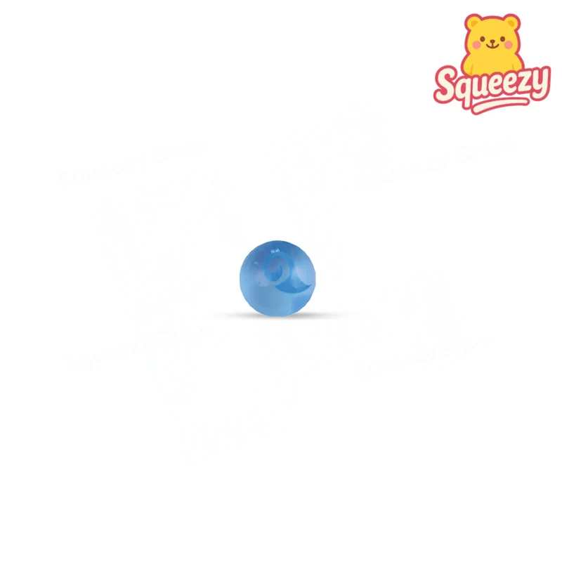 Ice and Fire Maltose Ball Red and Blue Glitter Stress Relief Ball